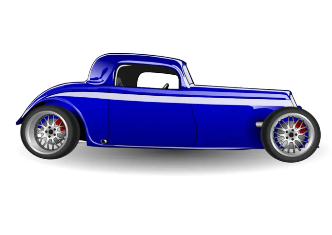 Hot Rod Car Vector