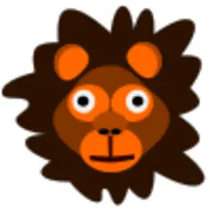 crazy lion