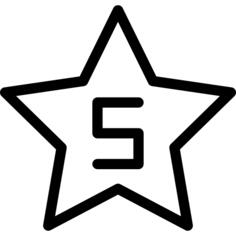 五颗星