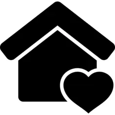 House with a heart