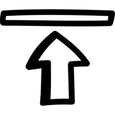 转到顶部绘制的界面符号，箭头指向一个细长矩形