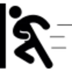 男人走得快，用力对着门