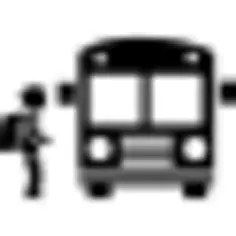 Student travelling by bus