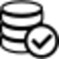 Database with a check mark