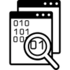 Data search symbol for interface