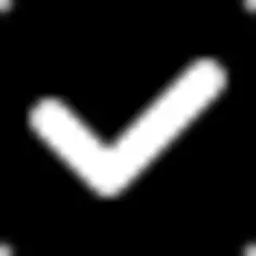 Check sign in a square