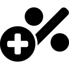 More percentage plus button