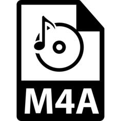 M4a file format symbol