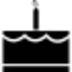 Birthday cake with candle