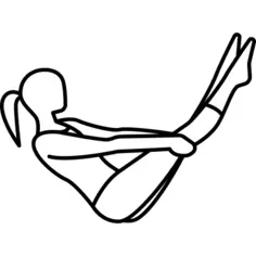 Woman Flexing Body
