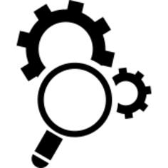 Search configuration interface symbol