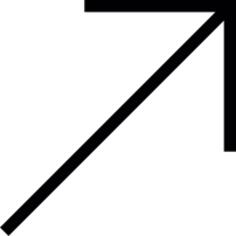 Slanting arrow