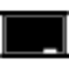Class blackboard with eraser