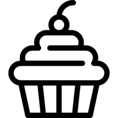 Cupcake with Cherry