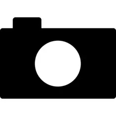 Camera with white lens