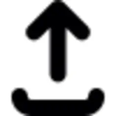 Upload rounded symbol