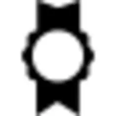 与丝带的符号奖牌