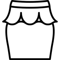 Peplum Skirt