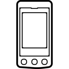 Mobile phone variant with three buttons on front