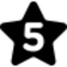 Star with Number Five