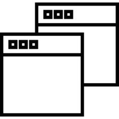 Two overlapped web pages