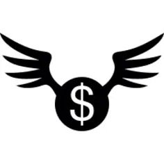 与翼的美元硬币