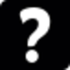 Question mark inside square