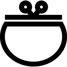 Wallet of rounded female design