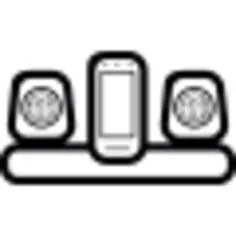 Telephone speaker set