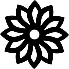 Flower with elongated petals