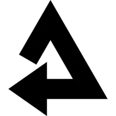 Triangular clockwise arrow rotation