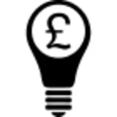 Light Bulb with British Pund Symbol