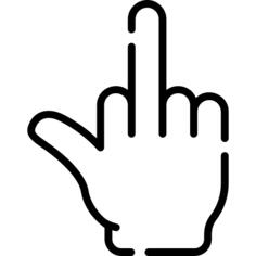 Middle finger
