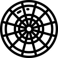 Dart board