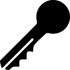 Key shape variant in diagonal position