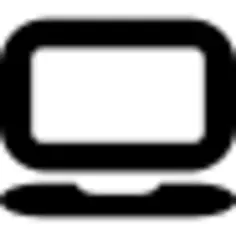 Monitor with rounded shape