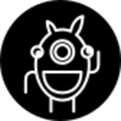 外星人轮廓在一个圆圈