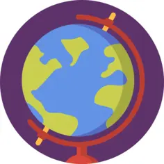 Earth globe