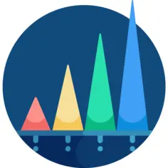 Pyramid chart