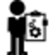 Professor with clipboard