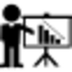 Teacher on lecture