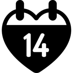 Heart Shaped Calendar
