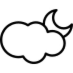 Clouds at night