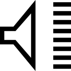 Speaker volume outlined interface tool