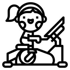 固定式自行车