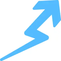 Zigzag arrow