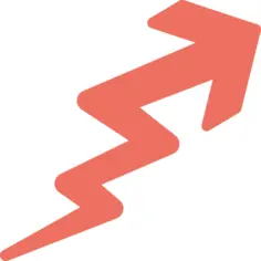 Zigzag arrow