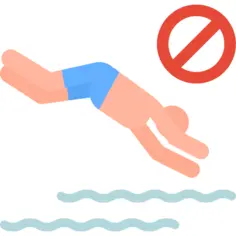 No diving