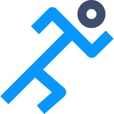 跑