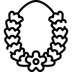 Flower necklace